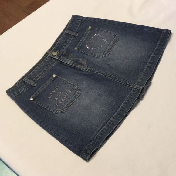 freedom Jeans Dresses & Skirts - freedom Jeans Denim Skirt w/Four Pockets